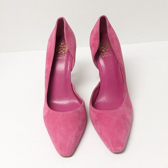 Vince Camuto Faiva Pumps, Pink Suede, Women's 11 - Picture 2 of 5